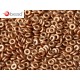 Perline O Bead 4 mm Vintage Copper - 5 g