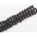 Bulb Beads 5x10 mm Metallic Black - 20 Pz