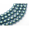 Glass Pearls 2 mm Blue/Green - 50 pcs