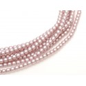 Perle Cerate in Vetro 2 mm Antique Pink Satin - 50 Pz