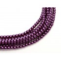 Perle Cerate in Vetro 3 mm Purple - 50 Pz