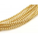 Perle Cerate in Vetro 4 mm Light Gold - 50 Pz