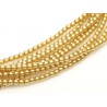 Perle Cerate in Vetro 4 mm Light Gold - 50 Pz