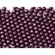 Perle Tonde in Vetro di Boemia 3 mm Pastel Bordeaux - 5 0 Pz