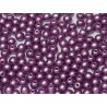 Perle Tonde in Vetro di Boemia 4 mm Pastel Lila - 50 Pz