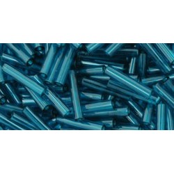 Toho Bugles 9 mm Transparent Capri Blue
