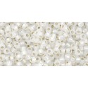 Rocailles Toho 11/0 Silver-Lined Milky White - 10 g 