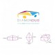 DIAMONDUO™ 5 x 8 mm Jet Silver Picasso - 5 g