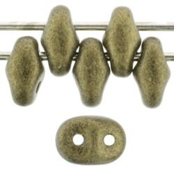 Suerduo 2,5x5 mm Metallic Suede Gold