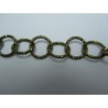 Catena Tonda Alluminio Diamantata 16 mm Bronzo Scuro - 1 m