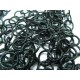 Round Aluminium Chain Grained 16 mm Black/Green - 1 m