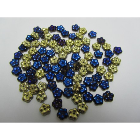 Forget-me-not 5 mm Crystal California Blue - 50 pz