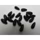 Chilli Beads 4x11 mm Jet - 40 pz