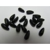 Chilli Beads 4x11 mm Jet - 40 pz