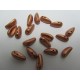 Chilli Beads 4x11 mm Vintage Copper - 40 pz