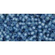 Rocailles Toho 11/0 Silver-Lined Milky Montana Blue