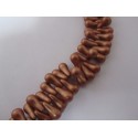 Bulb Beads 5x10 mm Metallic Light Copper - 20 Pz