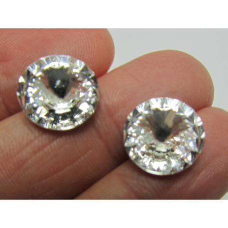 Rivoli Swarovski 1122 12 mm Crystal - 2 pz