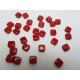 Perline Tile 6 mm Siam - 40 Pz