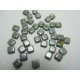 Perline Tile 6 mm Alabaster Blue Luster - 40 Pz