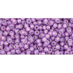 Rocailles Toho 11/0 Silver-Lined Milky Amethyst