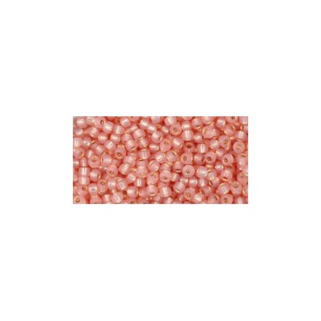 Rocailles Toho 11/0 Silver-Lined Milky Milky Peach