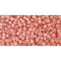 Rocailles Toho 11/0 Silver-Lined Milky Peach - 10 g 