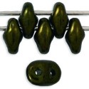 Superduo 2,5x5 mm Luster Metallic Olivine - 10 g