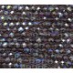 Mezzo Cristallo 4 mm Crystal Graphite Rainbow - 50 Pz