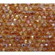 Mezzo Cristallo 4 mm Crystal Orange Rainbow - 50 Pz