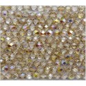 Mezzo Cristallo 4 mm Crystal Lemon Rainbow - 50 Pz