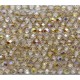 Mezzo Cristallo 4 mm Crystal Yellow Rainbow - 50 Pz