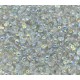 Perle Tonde in Vetro di Boemia 4 mm Crystal Blue Rainbow - 50 Pz