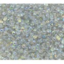 Perle Tonde in Vetro di Boemia 4 mm Crystal Blue Rainbow - 50 Pz