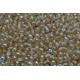 Perle Tonde in Vetro di Boemia 4 mm Crystal Lemon Rainbow - 50 Pz