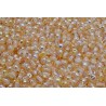 Perle Tonde in Vetro di Boemia 4 mm Crystal Yellow Rainbow - 50 Pz