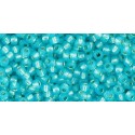Rocailles Toho 11/0 Silver-Lined Milky Aqua - 10 g 
