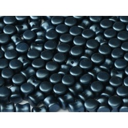 Diabolo Shape Beads 6x4 mm Pastel Petrol - 30 pz