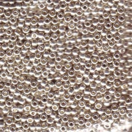 Rocailles Miyuki 15/0 Galvanized Silver - 5 g - cod. 1051 (0181)