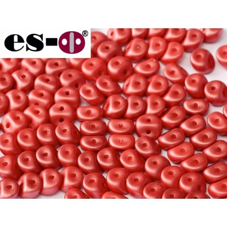 Es-O Beads 5 mm Pastel Dark Coral - 5 g