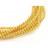 Perle Cerate in Vetro 4 mm Light Gold - 50 Pz