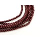 Perle Cerate in Vetro 4 mm Wine - 50 Pz