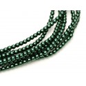 Perle Cerate in Vetro 4 mm Deep Emerald - 50 Pz