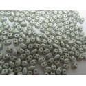 Miniduo 2 x 4 mm Pastel Grey Pearl - 5 g
