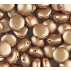 Candy Beads 8 mm Pastel Amber - 20 pz
