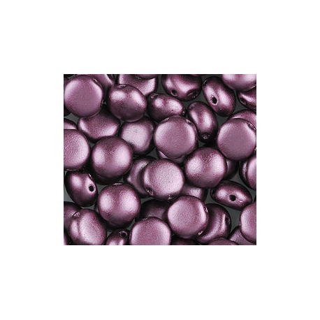 Candy Beads 8 mm Pastel Burgundy - 20 pz