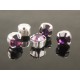 Chatons incastonati ss30 (6,4-6,60 mm) Dark Orchid - 5 pz