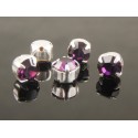 Chatons incastonati ss30 (6,4-6,60 mm) Dark Orchid - 5 pz