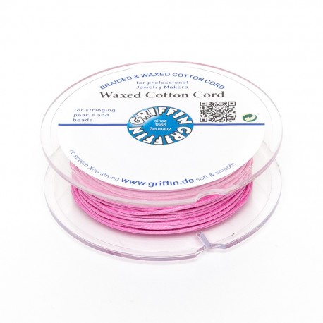 Cordoncino in Cotone Cerato Griffin Rosa Scuro 1 mm