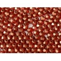 Mezzo Cristallo 4 mm Crystal Gold Touch Razzmatazz - 50 Pz